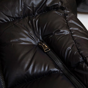 MONCLER MAYA SHORT DOWN JACKET BLACK SIZE 2