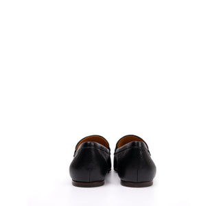 TOD'S BLACK LEATHER LOAFERS SIZE 37