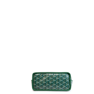GOYARD MINI ANJOU TOTE BAG CANVAS / CALFSKIN GREEN SHW