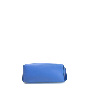 LOEWE MINI PUZZLE BUM BAG BLUE CALFSKIN SHW