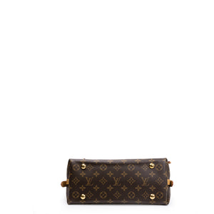 LOUIS VUITTON CARRYALL PM BROWN MONOGRAM CANVAS GHW (MICROCHIP)