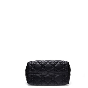 CHRISTIAN DIOR SMALL TOUJOURS TOTE BAG BLACK CALFSKIN LEATHER GHW
