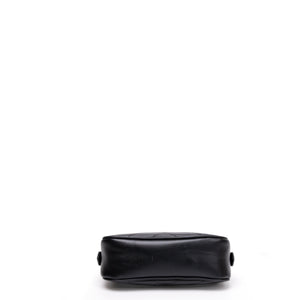 GUCCI GG MARMONT SMALL MATELASSE SHOULDER BAG BLACK CALFSKIN LEATHER GHW