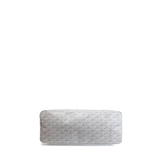 GOYARD BOHEME HOBO BAG WHITE GOYARDINE CANVAS / CALFSKIN SHW