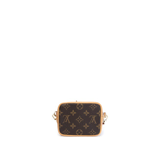 LOUIS VUITTON NANO NOE MONOGRAM CANVAS GHW (MICROCHIP)