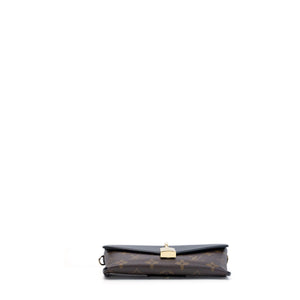 LOUIS VUITTON PADLOCK PN STRAP MONOGRAM BLACK GHW (MICROCHIP)
