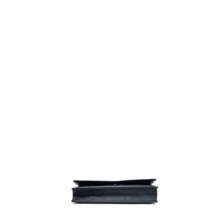 CHANEL CAMBON WALLET ON CHAIN BLACK CALFSKIN SHW