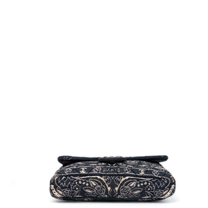 CHANEL BANDANA PRINT QUILTED FLAP BAG FABRIC MULTICOLOUR SHW