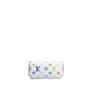 LOUIS VUITTON TAKASHI MURAKAMI NANO SPEEDY MONOGRAM CANVAS / LEATHER WHITE / MULTICOLOUR GHW