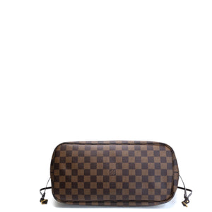 LOUIS VUITTON NEVERFULL MM DAMIER EBENE CANVAS GHW
