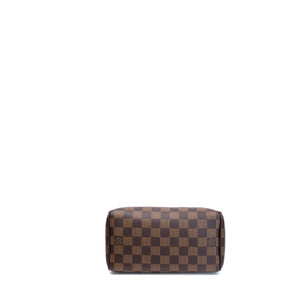 LOUIS VUITTON DAMIER EBENE SPEEDY BANDOULIERE 20 GHW (MICROCHIP)