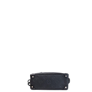 LOUIS VUITTON MINI SOFT TRUNK MONOGRAM TAURILLON LEATHER SO BLACK (MICROCHIP)