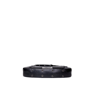 CHRISTIAN DIOR VINTAGE PUNK SHOULDER BAG BLACK SHW