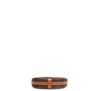 CELINE MINI AVA BAG TRIOMPHE CANVAS / CALFSKIN BROWN GHW