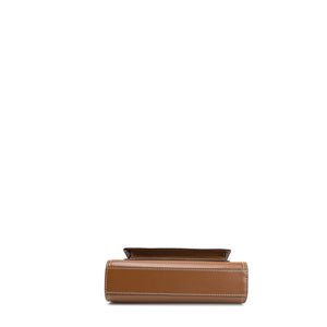 BURBERRY MINI POCKET BAG BROWN CALFSKIN GHW