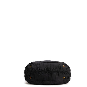PRADA TESSUTO GAUFRE TOTE BLACK GHW