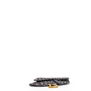 CHRISTIAN DIOR OBLIQUE SADDLE BELT POUCH GHW