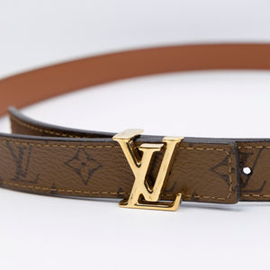 LOUIS VUITTON ICONIC 20MM REVERSIBLE BELT GHW
