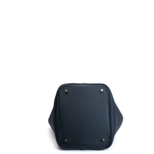 HERMES PICOTIN 22 CLEMENCE BLACK GHW STAMP K