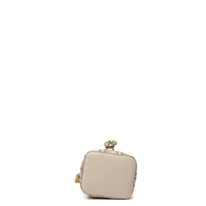 FENDI MON TRESOR MINI BUCKET BAG BEIGE GHW