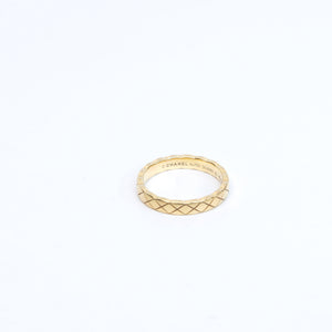CHANEL CRUSH RING 18K YELLOW GOLD SIZE 53