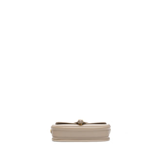 CHRISTIAN DIOR BOBBY EAST WEST BAG BEIGE CALFSKIN LEATHER GHW
