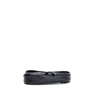CHRISTIAN DIOR OBLIQUE GALAXY MENS SADDLE BAG BLACK CALFSKIN SHW