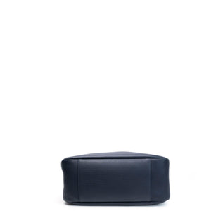 SAINT LAURENT LE 5 A 7 SUPPLE LARGE SMOOTH CALFSKIN BLUE GHW