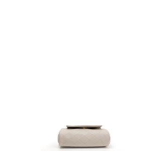 SAINT LAURENT YSL MINI NOLITA WHITE LAMBSKIN LEATHER GHW