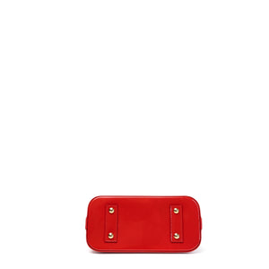LOUIS VUITTON ALMA BB MONOGRAM PATENT RED GHW