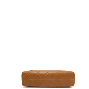 CHANEL VINTAGE FLAP BAG CARAMEL LAMBSKIN SHW
