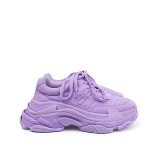 BALENCIAGA TRIPLE S SNEAKERS PURPLE SIZE 37