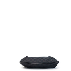 GUCCI BLACK GG MONOGRAM CANVAS WEB HOBO BAG SHW