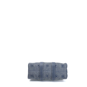 LOUIS VUITTON KEEPALL BANDOULIERE 25 WASHED DENIM CANVAS BLUE SHW