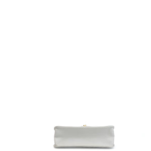 CHANEL 25B CC MINI FLAP BAG PALE SAGE GREEN CAVIAR LEATHER GHW (MICROCHIP)