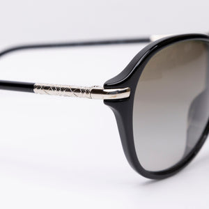 BURBERRY BLACK GRADIENT CAT EYE SUNGLASSES SHW
