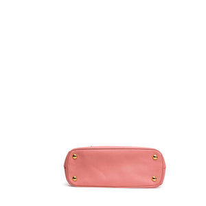 PRADA SAFFIANO SMALL TOTE BAG PINK GHW