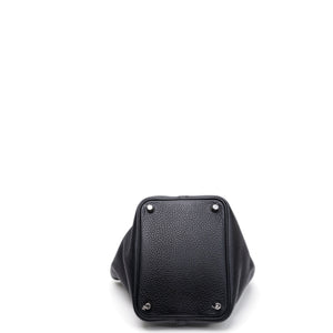 HERMES PICOTIN 18 LOCK BAG BLACK SHW STAMP C