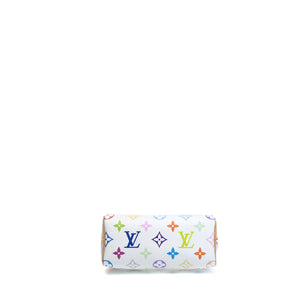 LOUIS VUITTON TAKASHI MURAKAMI NANO SPEEDY MONOGRAM CANVAS / LEATHER WHITE / MULTICOLOUR GHW