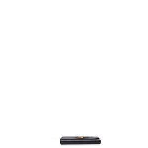 LOUIS VUITTON CAPUCINES COMPACT WALLET BLACK LEATHER GHW