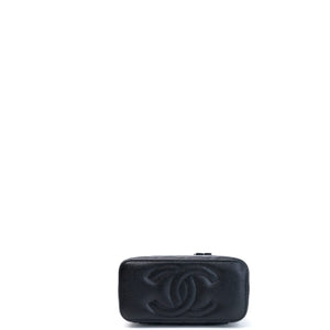 CHANEL LONG VANITY WITH CHAIN CAVIAR BLACK LGHW