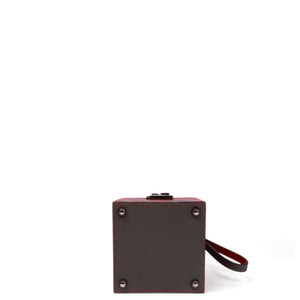 MOYNAT VANITY BOX BAG MULTICOLORED LEATHER SHW