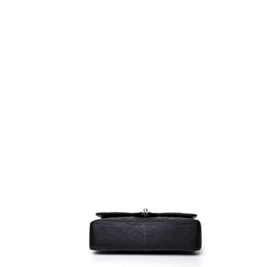 CHANEL CLASSIC FLAP MEDIUM BLACK CAVIAR LEATHER SHW