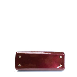 LOUIS VUITTON VERNIS BREA MM BAG MONOGRAM PATENT AMARANTE GHW