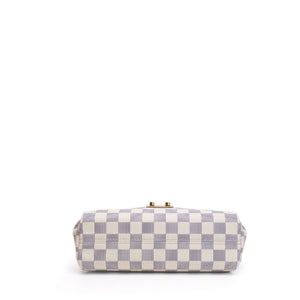 LOUIS VUITTON CROISETTE BAG DAMIER AZUR CANVAS GHW