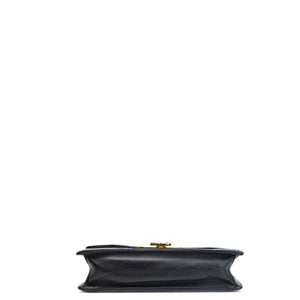 CHANEL CC GOLDEN CLASS FLAP BAG BLACK LAMBSKIN GHW