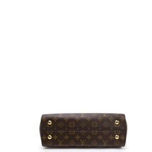 LOUIS VUITTON CLUNY MM BROWN MONOGRAM CANVAS GHW