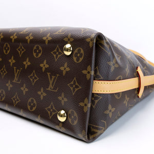 LOUIS VUITTON CARRYALL PM MONOGRAM CANVAS GHW (MICROCHIP)