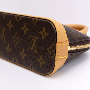 LOUIS VUITTON ALMA BB MONOGRAM CANVAS GHW (MICROCHIP)