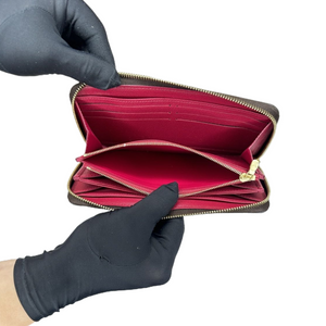 LOUIS VUITTON ZIPPER LONG WALLET MONOGRAM CANVAS